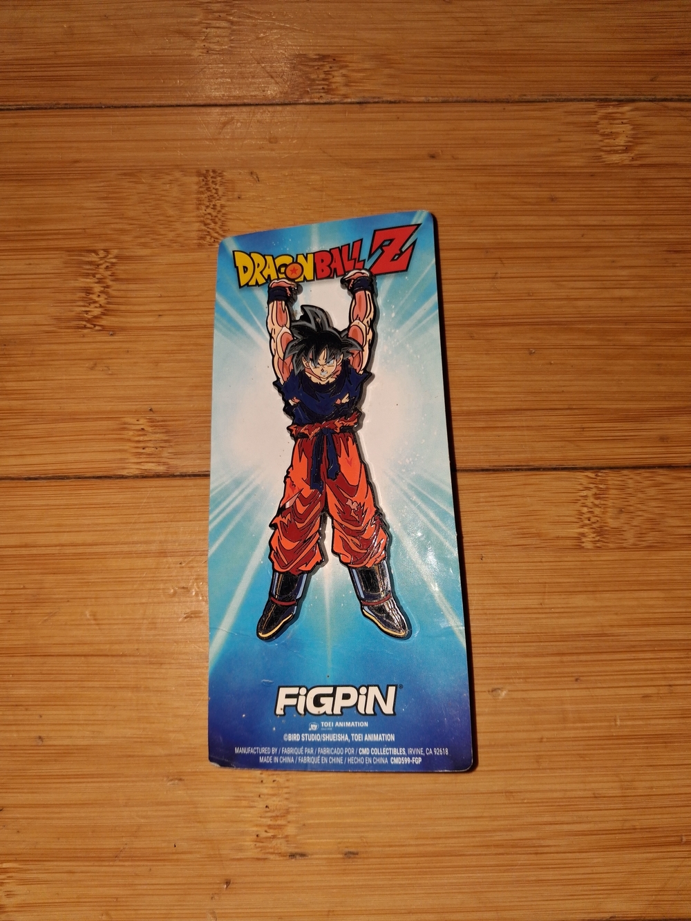The FiGPiN Dragon Ball Z Kakarot #231 Collectible Enamel Pin  - Blue & Orange